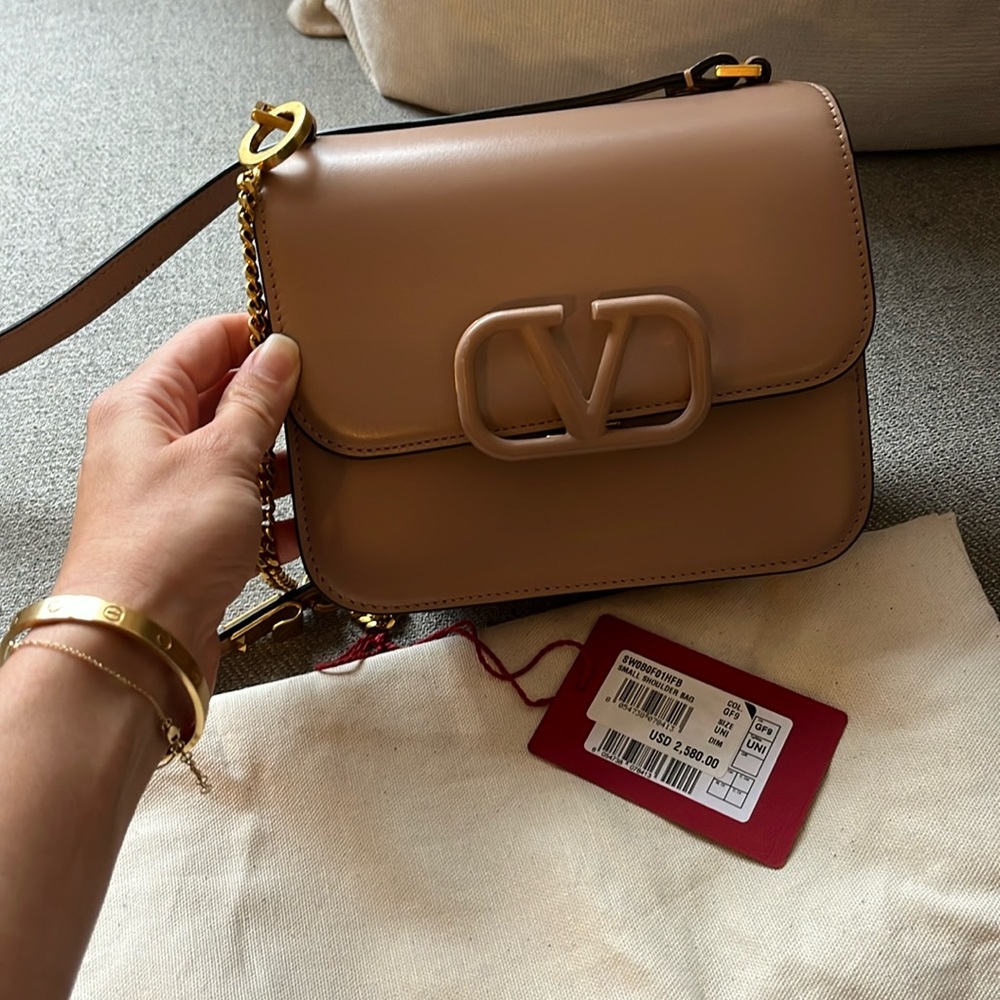 *new* Small Valentino Baby Pink Shoulder and Cross Body Bag